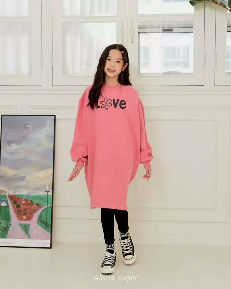 Aloha Suger - Korean Junior Fashion - #Kfashion4kids - Love One-piece - 11
