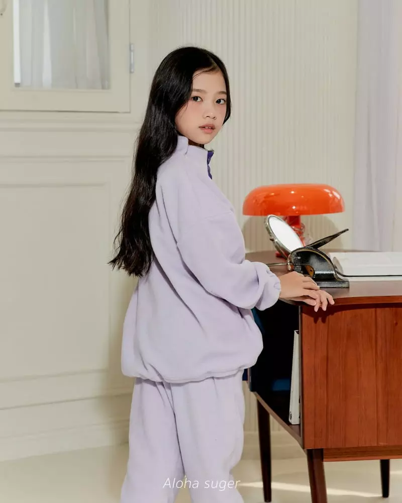 Aloha Suger - Korean Junior Fashion - #Kfashion4kids - Pola Top Bottom Set - 9