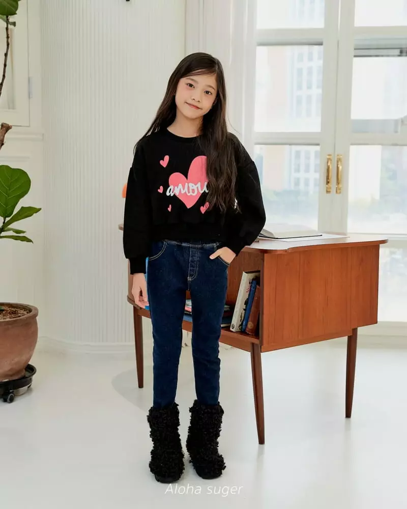 Aloha Suger - Korean Junior Fashion - #Kfashion4kids - Denim Skinny Jeans - 7