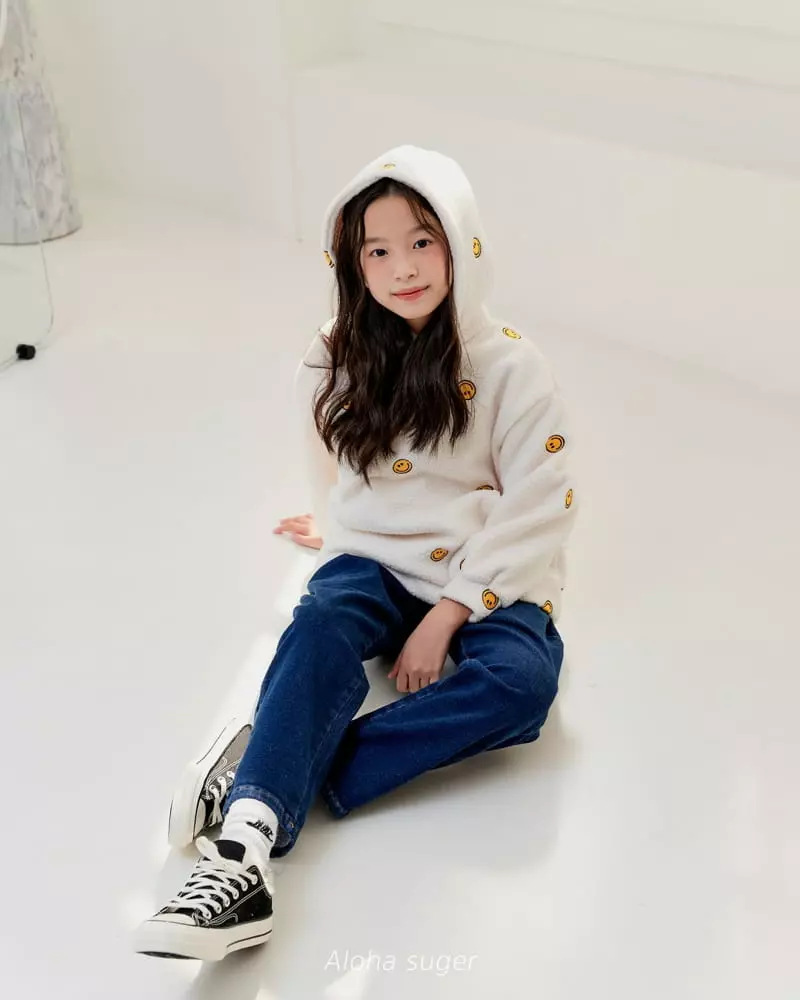 Aloha Suger - Korean Junior Fashion - #Kfashion4kids - Denim Baggy Pants - 6