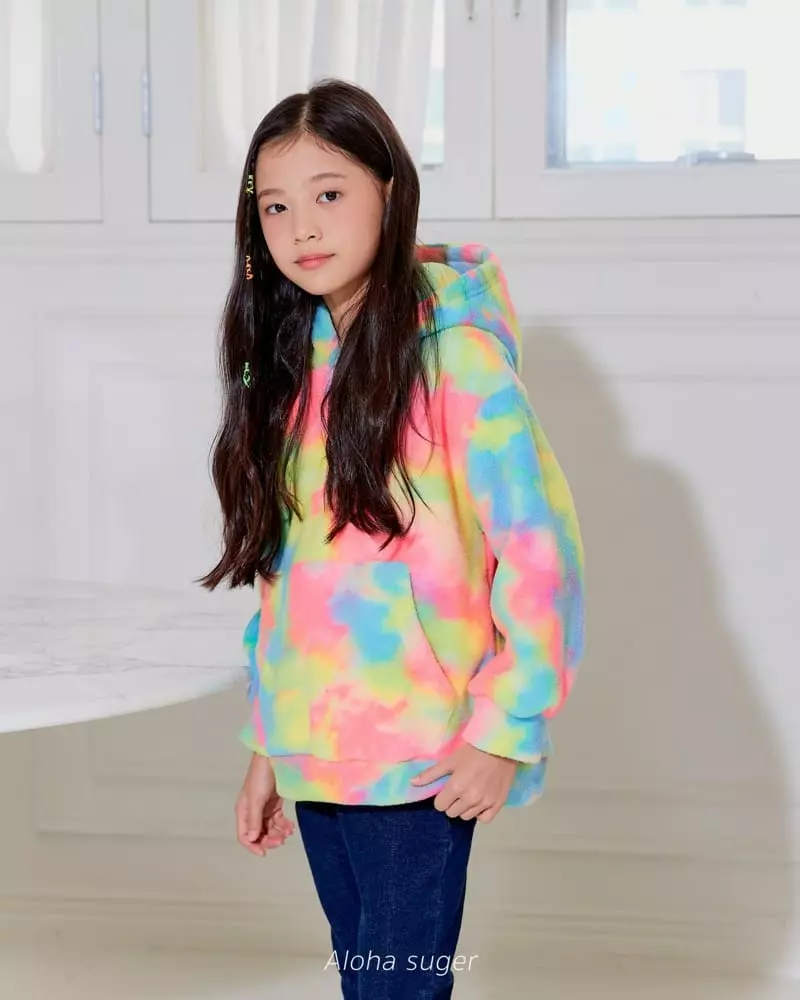 Aloha Suger - Korean Junior Fashion - #Kfashion4kids - Winter Hoody Tee