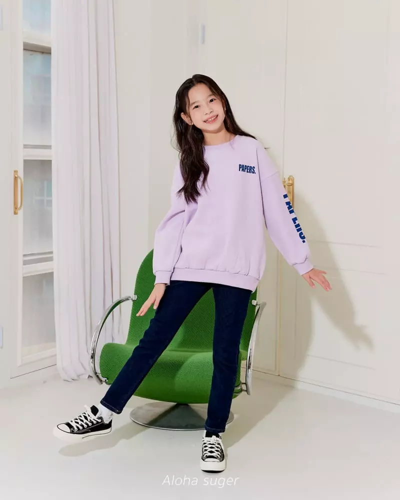 Aloha Suger - Korean Junior Fashion - #childofig - Point Sweatshirt - 8