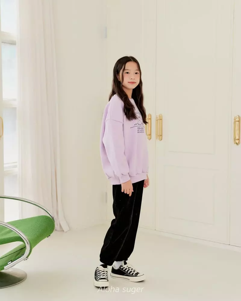 Aloha Suger - Korean Junior Fashion - #childofig - Rib Pants - 6