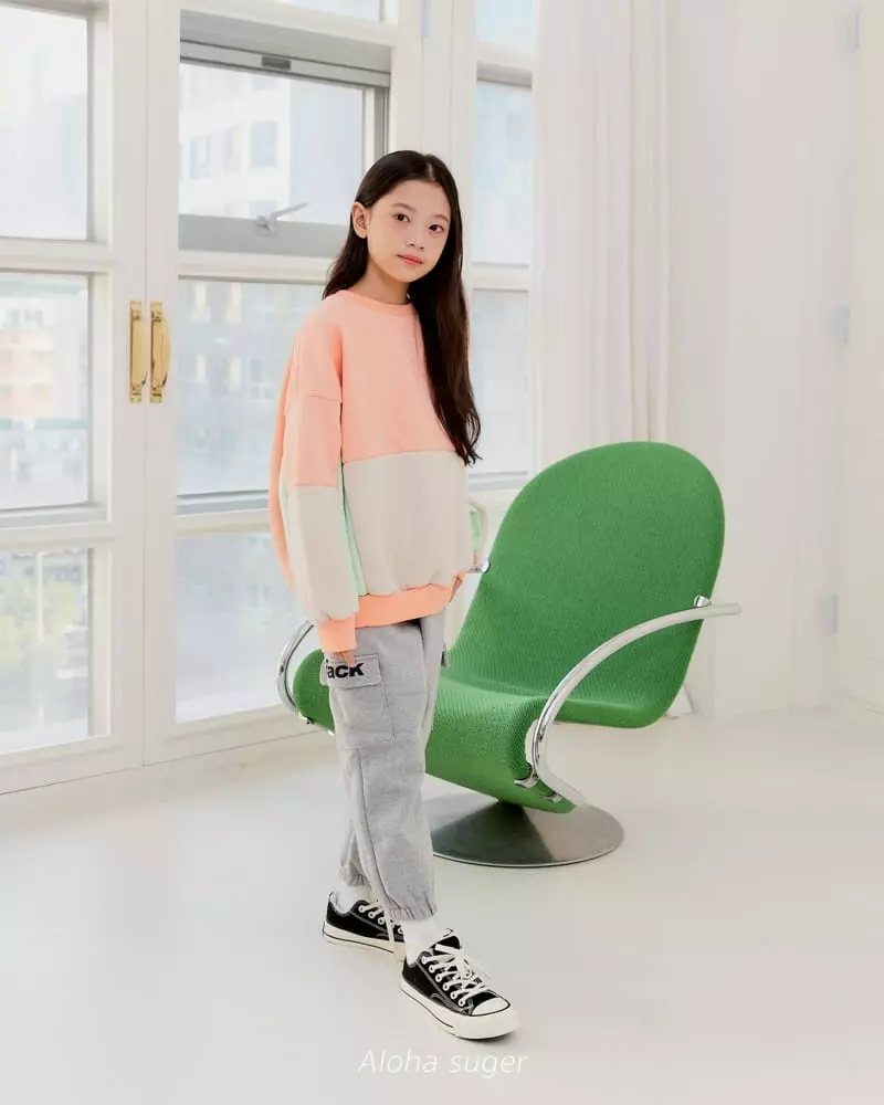 Aloha Suger - Korean Junior Fashion - #childofig - Color Sweatshirt - 5