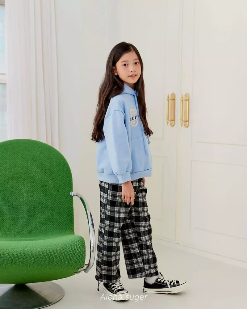 Aloha Suger - Korean Junior Fashion - #childofig - Check String Pants - 12