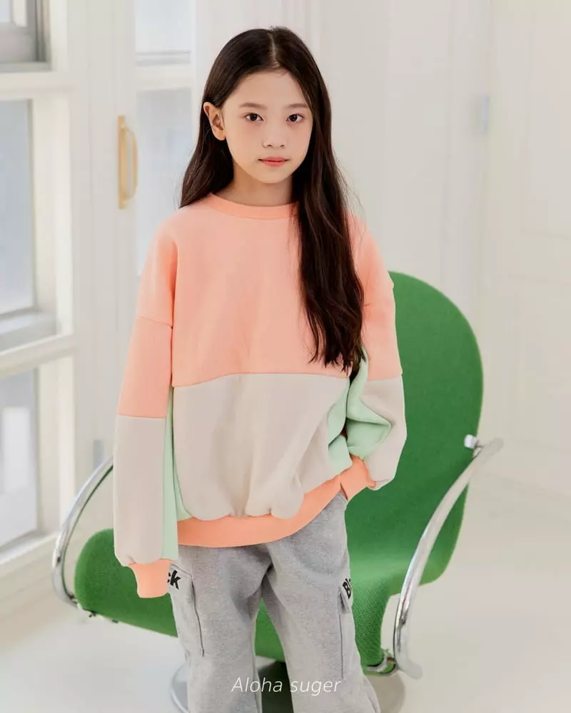 Aloha Suger - Korean Junior Fashion - #childrensboutique - Color Sweatshirt - 7