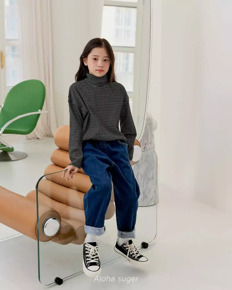 Aloha Suger - Korean Junior Fashion - #childrensboutique - Polar Long Tee - 6