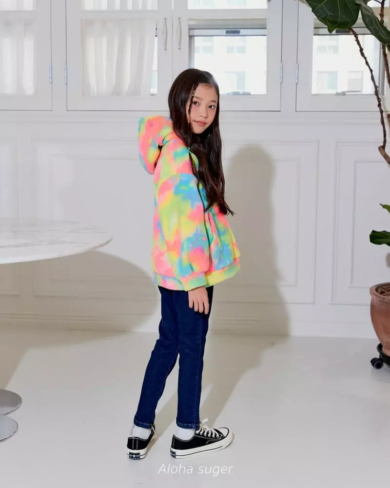 Aloha Suger - Korean Junior Fashion - #childrensboutique - Winter Hoody Tee - 10