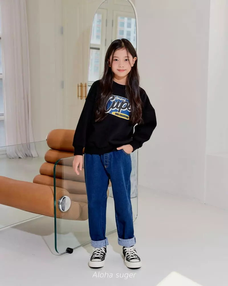Aloha Suger - Korean Junior Fashion - #designkidswear - Cups Sweatshirt - 2