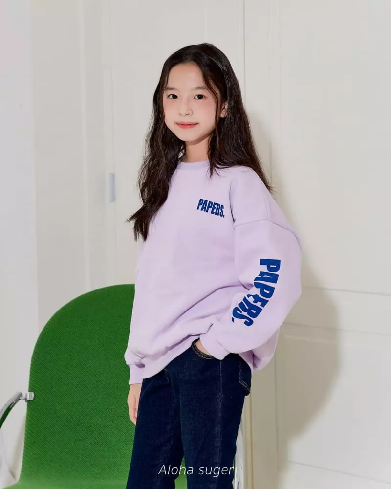 Aloha Suger - Korean Junior Fashion - #designkidswear - Point Sweatshirt - 10