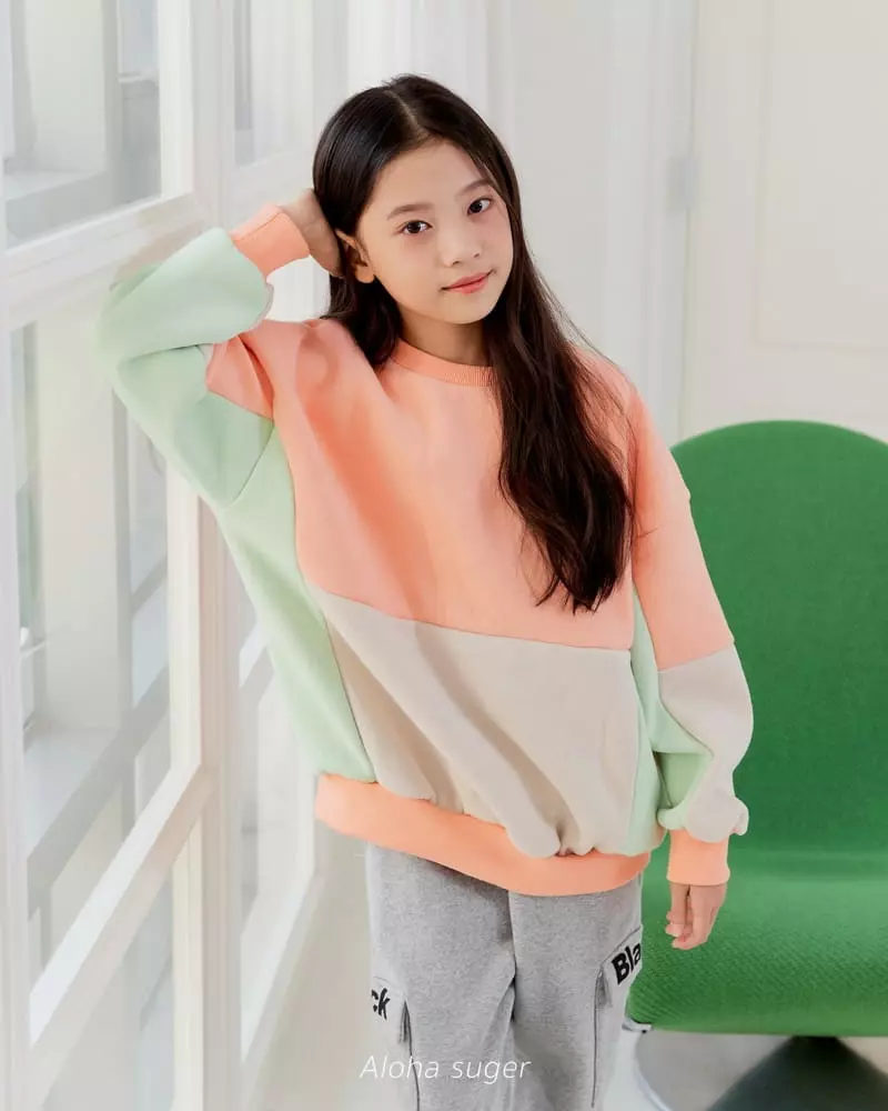 Aloha Suger - Korean Junior Fashion - #designkidswear - Color Sweatshirt - 8