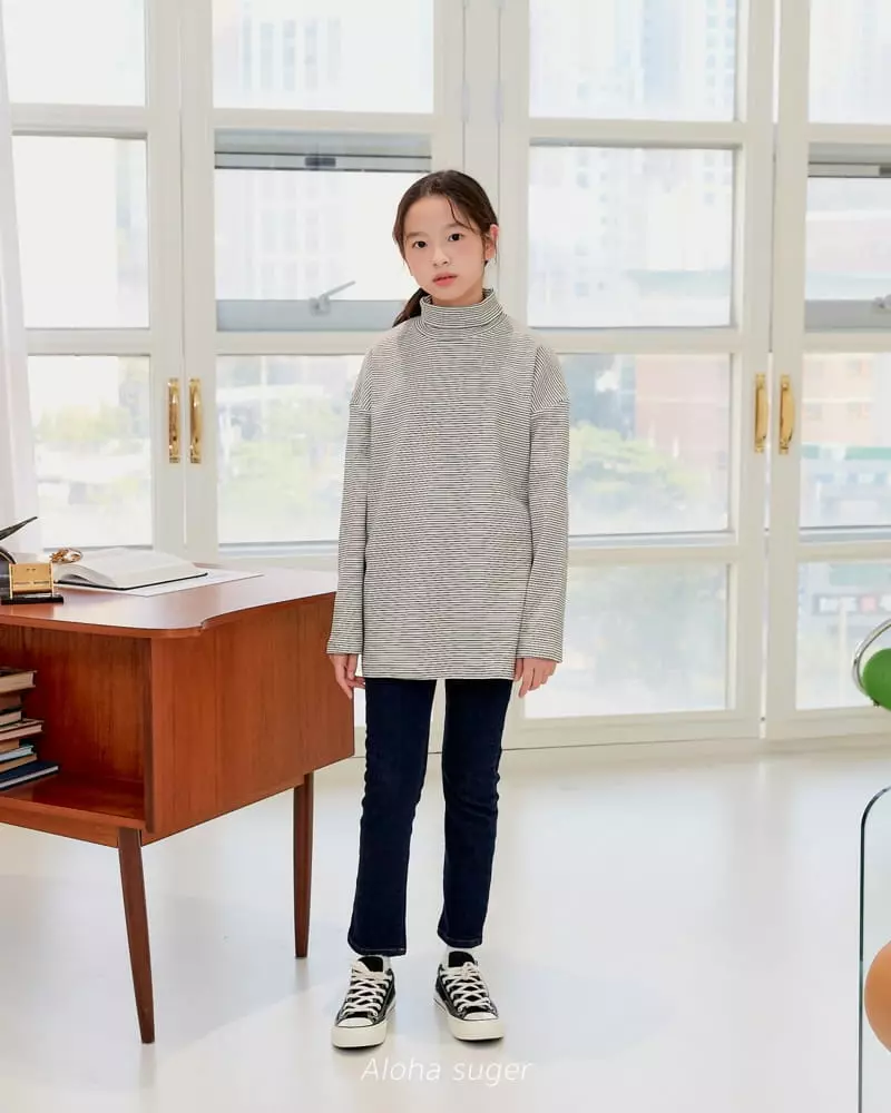 Aloha Suger - Korean Junior Fashion - #designkidswear - Polar Long Tee - 7