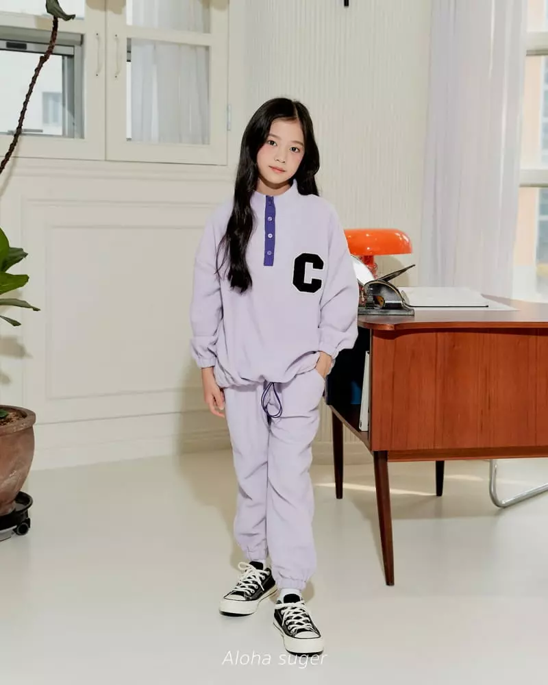 Aloha Suger - Korean Junior Fashion - #designkidswear - Pola Top Bottom Set - 4