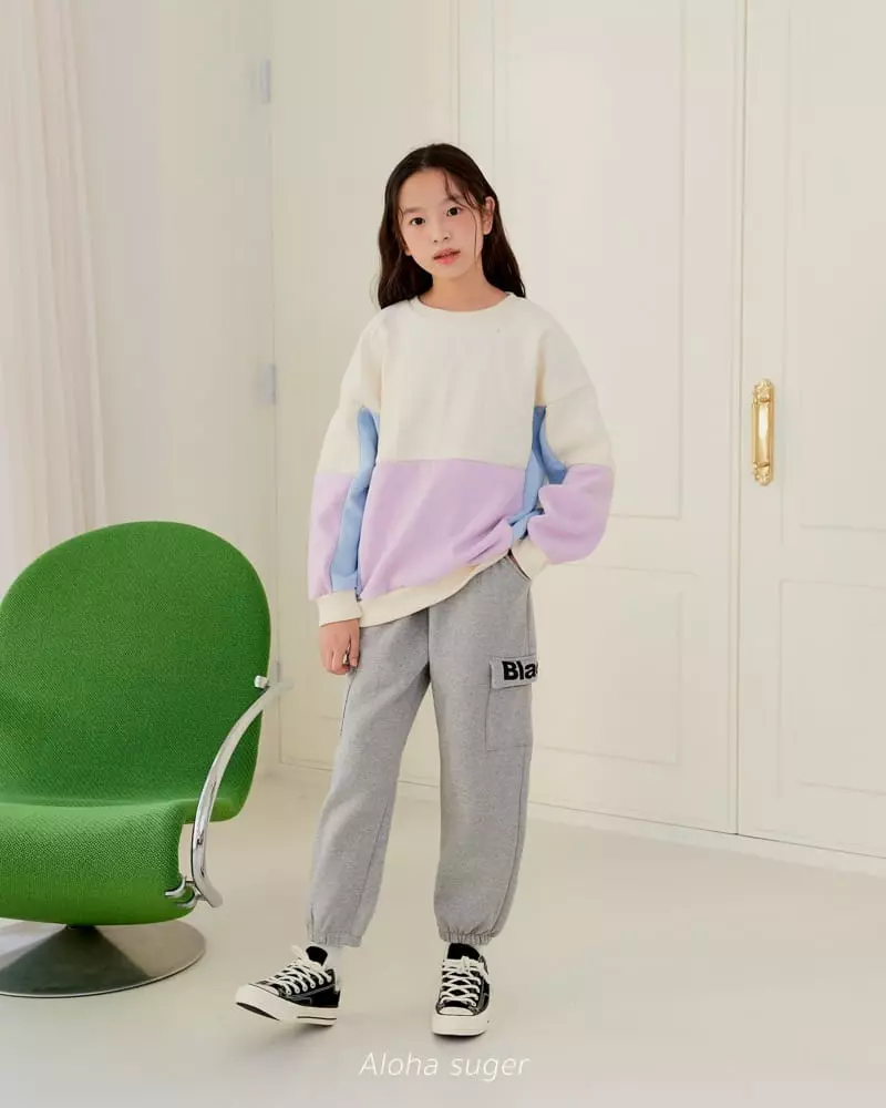 Aloha Suger - Korean Junior Fashion - #discoveringself - Color Sweatshirt - 9