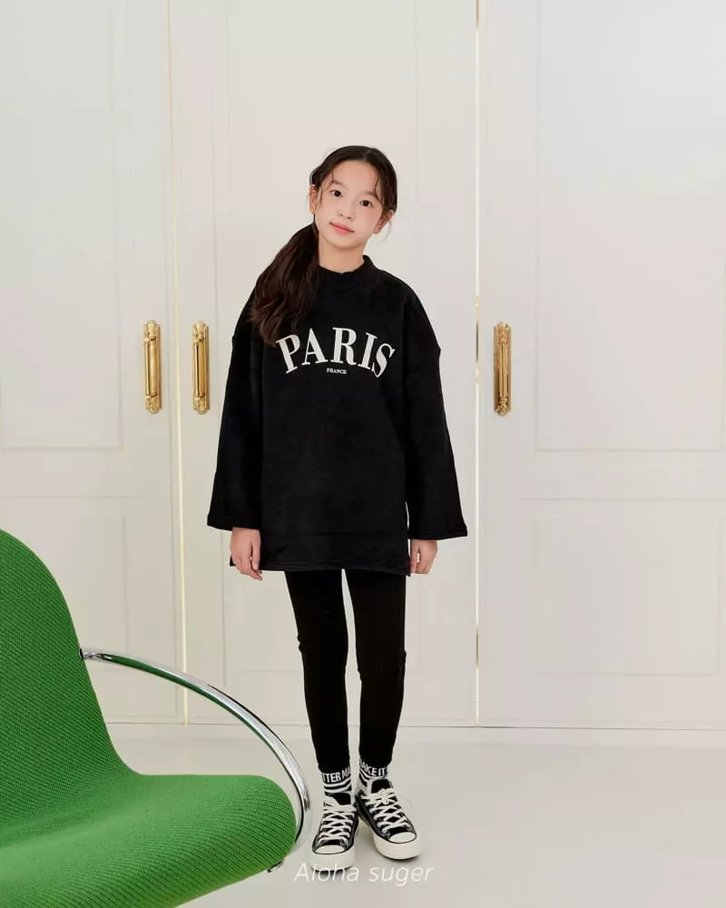 Aloha Suger - Korean Junior Fashion - #fashionkids - Paris Long Tee - 2