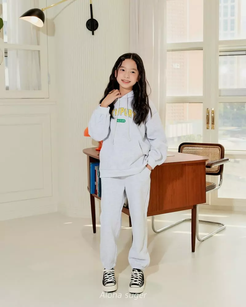 Aloha Suger - Korean Junior Fashion - #fashionkids - New York Top Bottom Set - 6