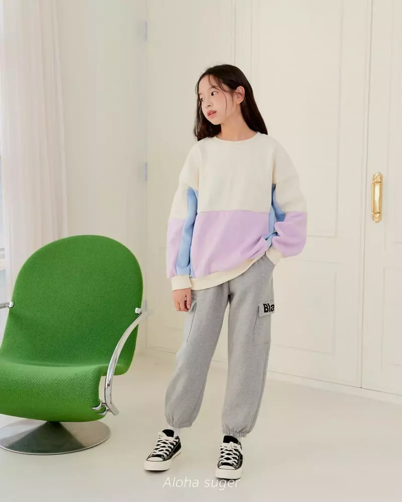 Aloha Suger - Korean Junior Fashion - #fashionkids - Color Sweatshirt - 10