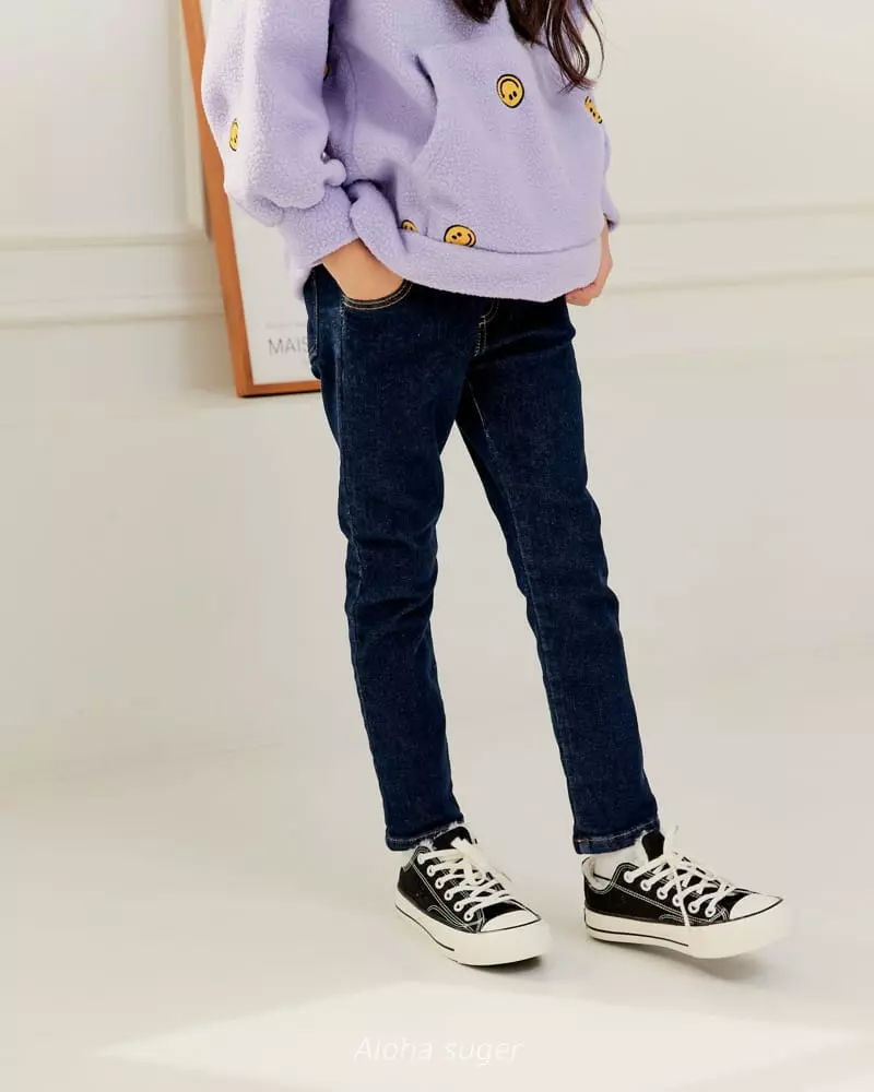 Aloha Suger - Korean Junior Fashion - #fashionkids - Denim Skinny Jeans - 4