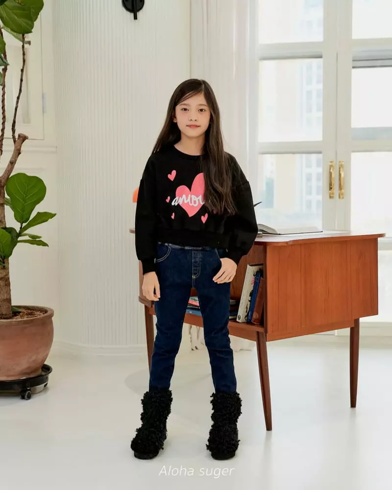Aloha Suger - Korean Junior Fashion - #kidsstore - Denim Skinny Jeans - 5