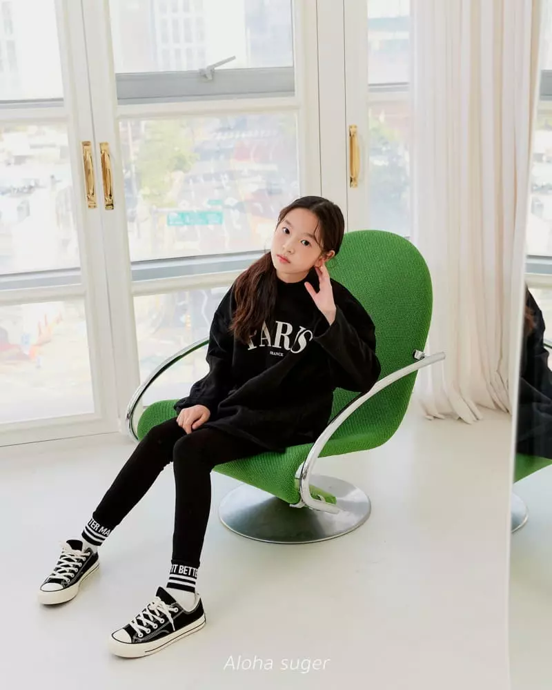 Aloha Suger - Korean Junior Fashion - #kidzfashiontrend - Paris Long Tee - 5