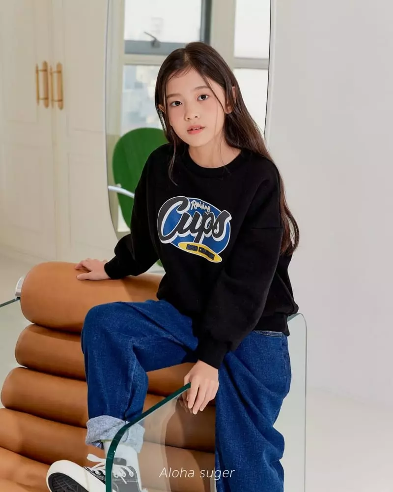 Aloha Suger - Korean Junior Fashion - #kidzfashiontrend - Cups Sweatshirt - 7