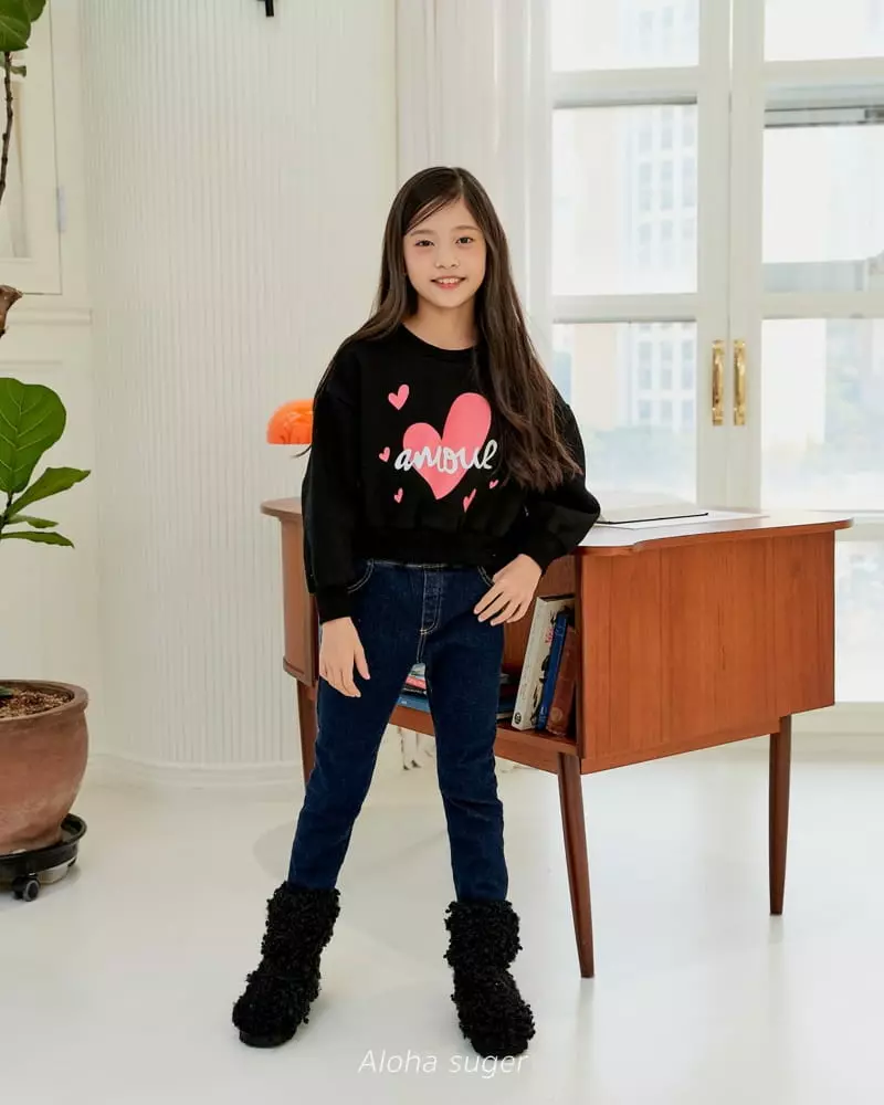 Aloha Suger - Korean Junior Fashion - #kidzfashiontrend - Denim Skinny Jeans - 6