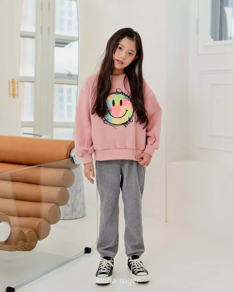 Aloha Suger - Korean Junior Fashion - #littlefashionista - Rib Pants - 2