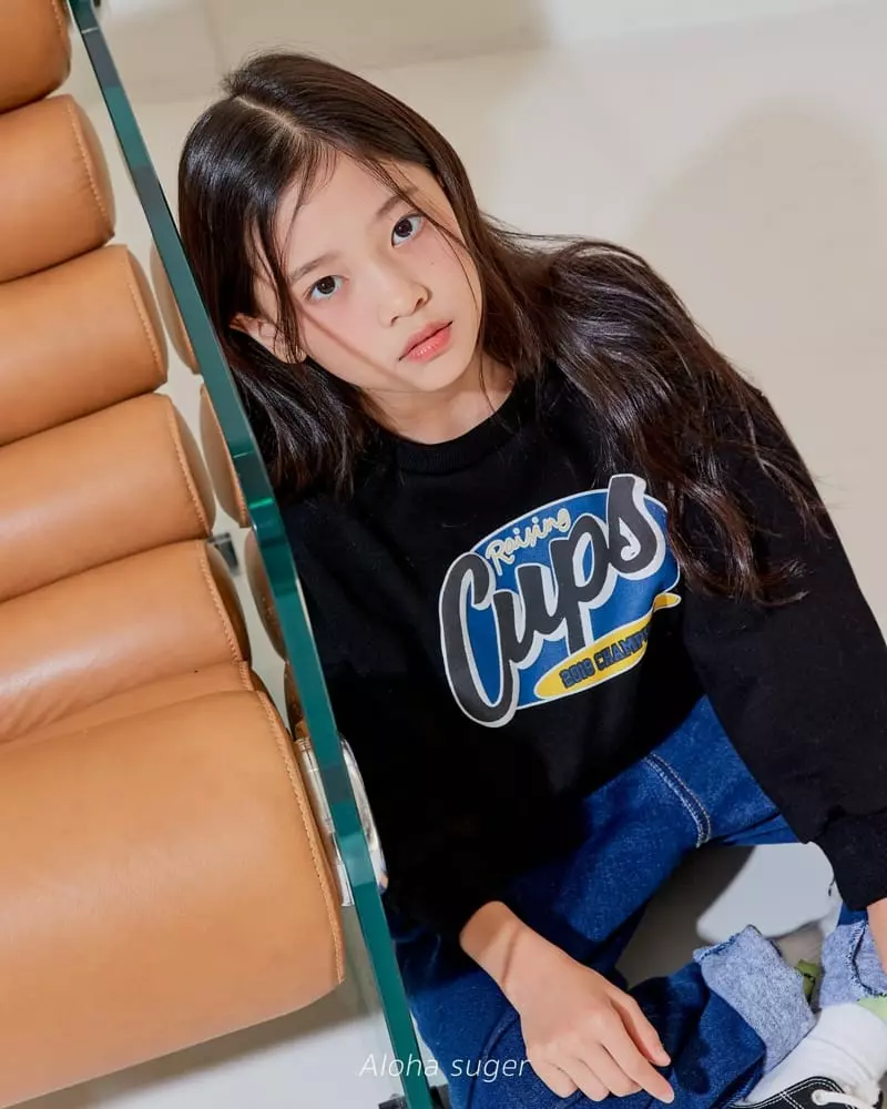 Aloha Suger - Korean Junior Fashion - #magicofchildhood - Cups Sweatshirt - 10