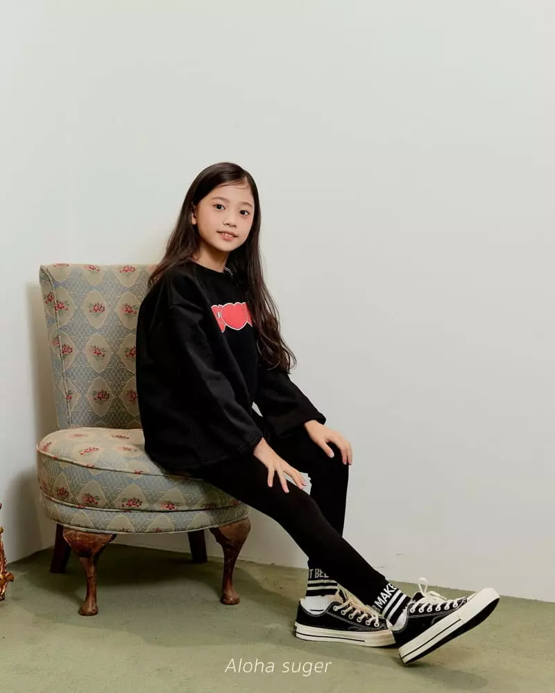 Aloha Suger - Korean Junior Fashion - #magicofchildhood - Piping Leggings - 6