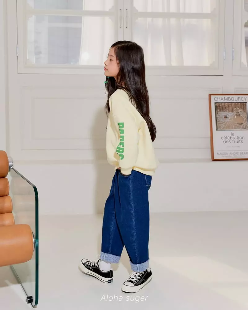 Aloha Suger - Korean Junior Fashion - #littlefashionista - Point Sweatshirt - 4