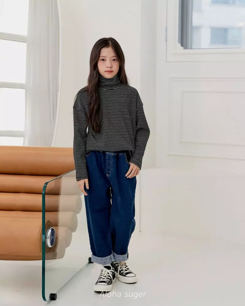 Aloha Suger - Korean Junior Fashion - #magicofchildhood - Polar Long Tee