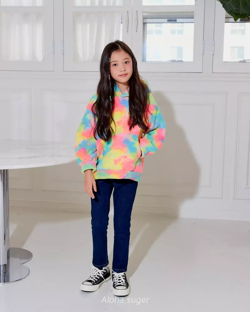 Aloha Suger - Korean Junior Fashion - #magicofchildhood - Winter Hoody Tee - 3