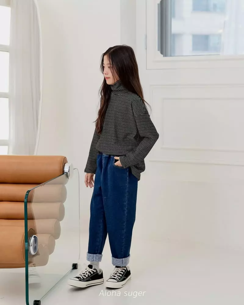 Aloha Suger - Korean Junior Fashion - #minifashionista - Polar Long Tee - 2