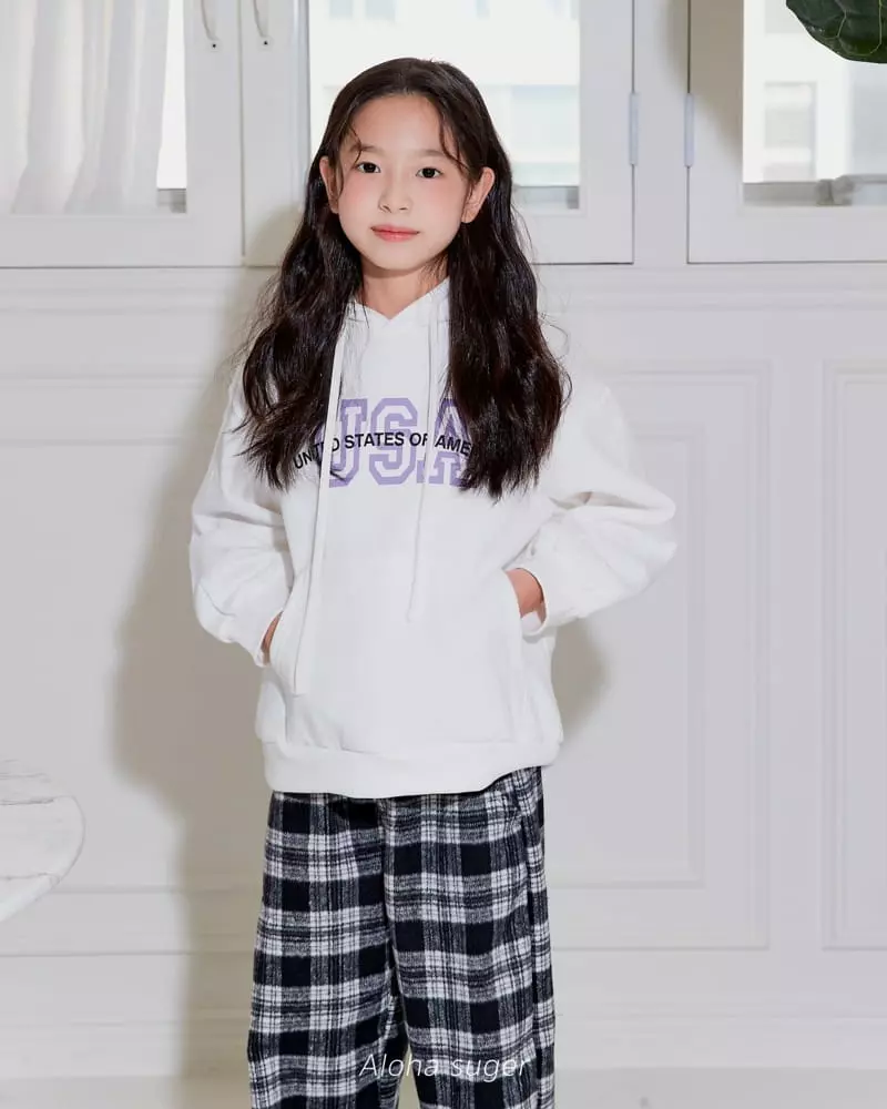 Aloha Suger - Korean Junior Fashion - #minifashionista - USA hoody Tee - 6