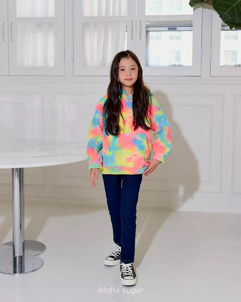 Aloha Suger - Korean Junior Fashion - #magicofchildhood - Winter Hoody Tee - 4