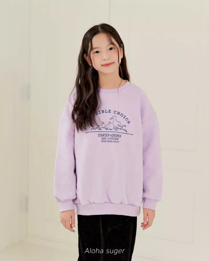 Aloha Suger - Korean Junior Fashion - #prettylittlegirls - Duck Sweatshirt - 9