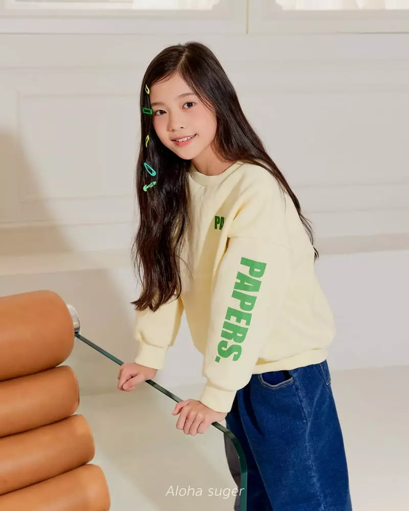 Aloha Suger - Korean Junior Fashion - #prettylittlegirls - Point Sweatshirt - 6