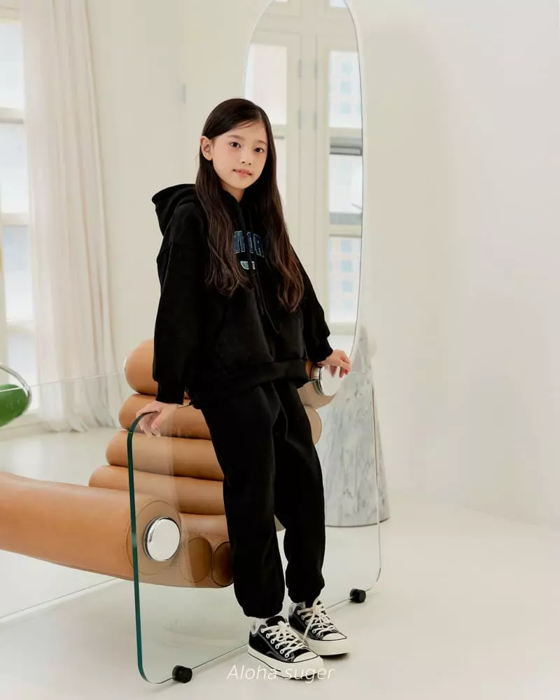 Aloha Suger - Korean Junior Fashion - #stylishchildhood - New York Top Bottom Set