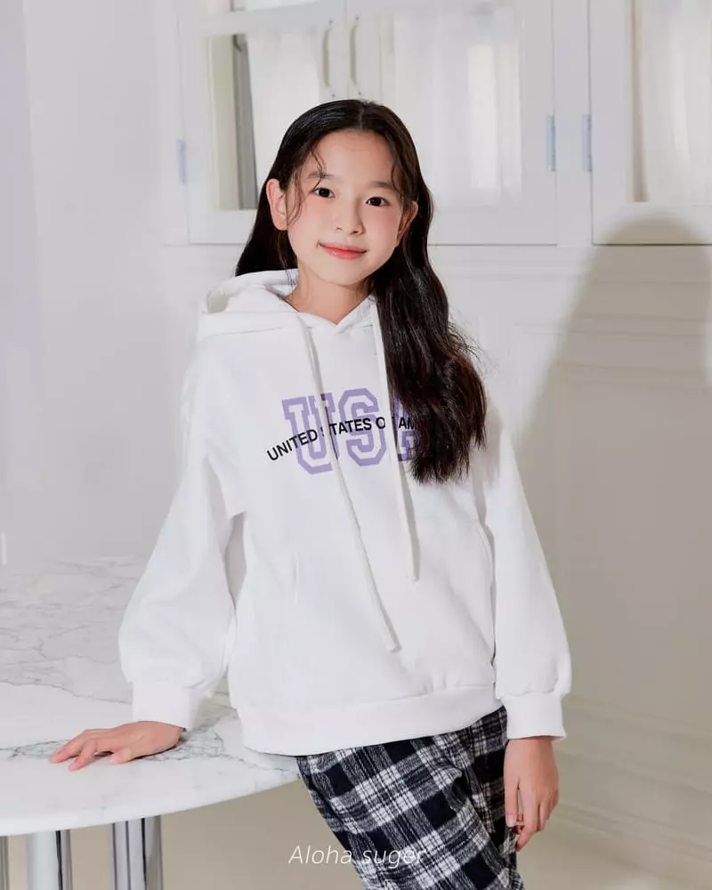Aloha Suger - Korean Junior Fashion - #toddlerclothing - USA hoody Tee - 9