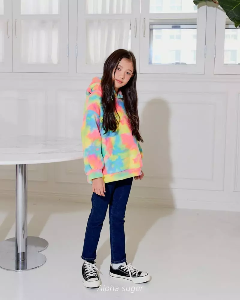 Aloha Suger - Korean Junior Fashion - #toddlerclothing - Winter Hoody Tee - 7