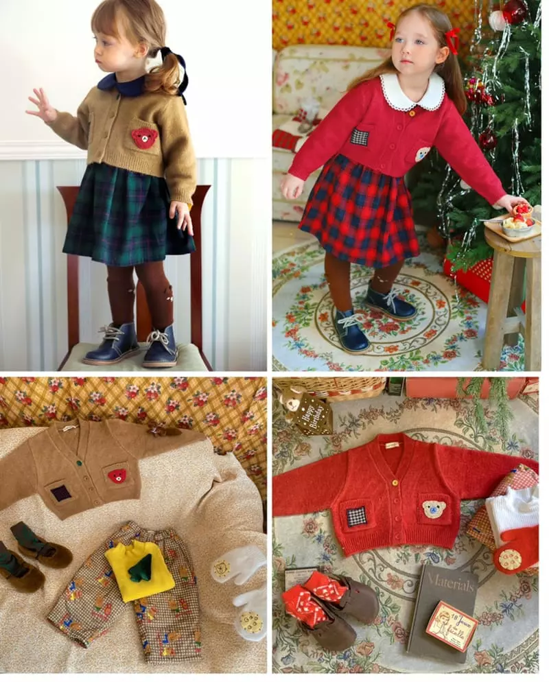Amber - Korean Children Fashion - #fashionkids - Cozy Knit Cardigan