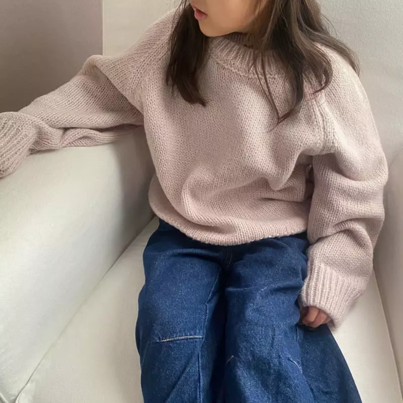 Apfel - Korean Children Fashion - #littlefashionista - Cloud Knit Tee - 6