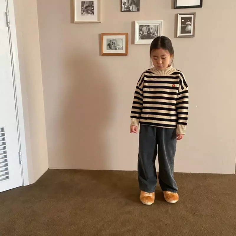 Apfel - Korean Children Fashion - #minifashionista - Well Half Turtleneck Knit Tee - 11