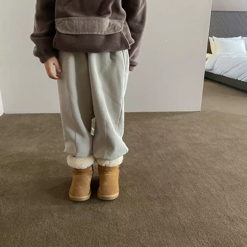 Apfel - Korean Children Fashion - #stylishchildhood - Slit Pants - 3