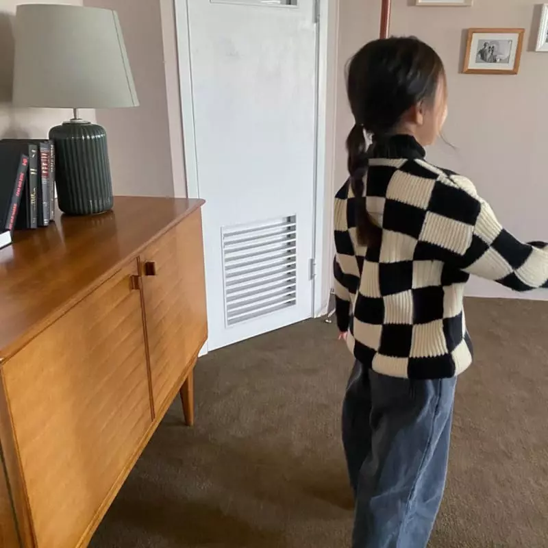 Apfel - Korean Children Fashion - #toddlerclothing - Chess Knit Tee - 11