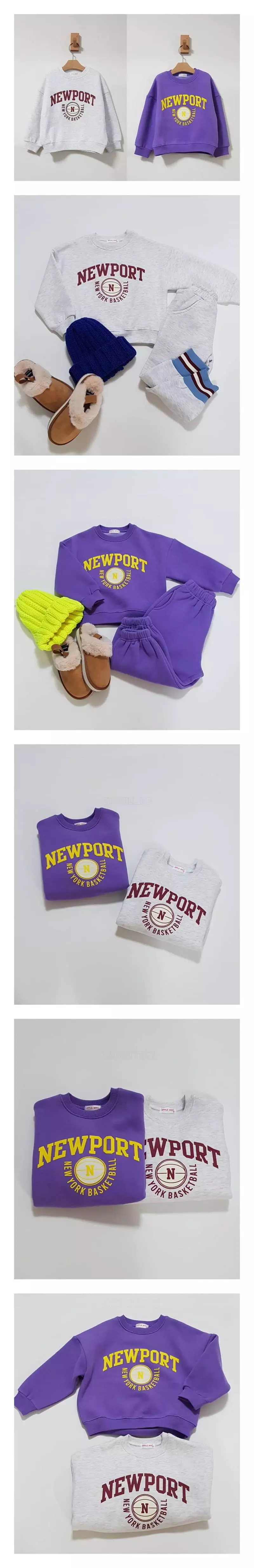Applemint - Korean Children Fashion - #Kfashion4kids - New Port Sweatshirt