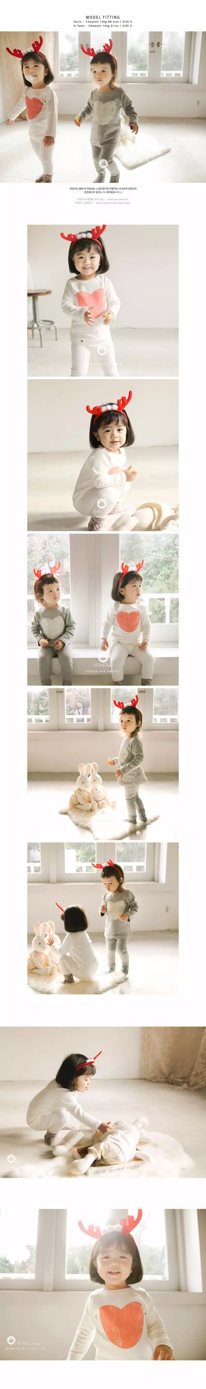 Arim Closet - Korean Baby Fashion - #babyoutfit - Modern Cotton Heart Point Underwear - 3