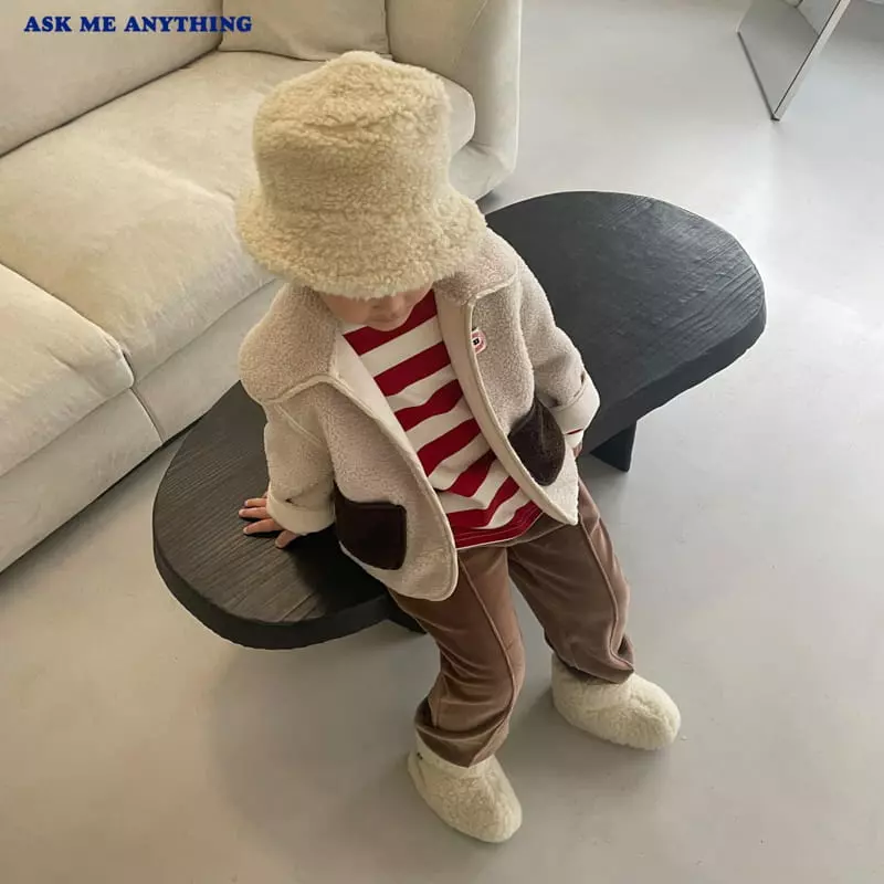 Ask Me Anything - Korean Children Fashion - #Kfashion4kids - Teddy Jacket - 8