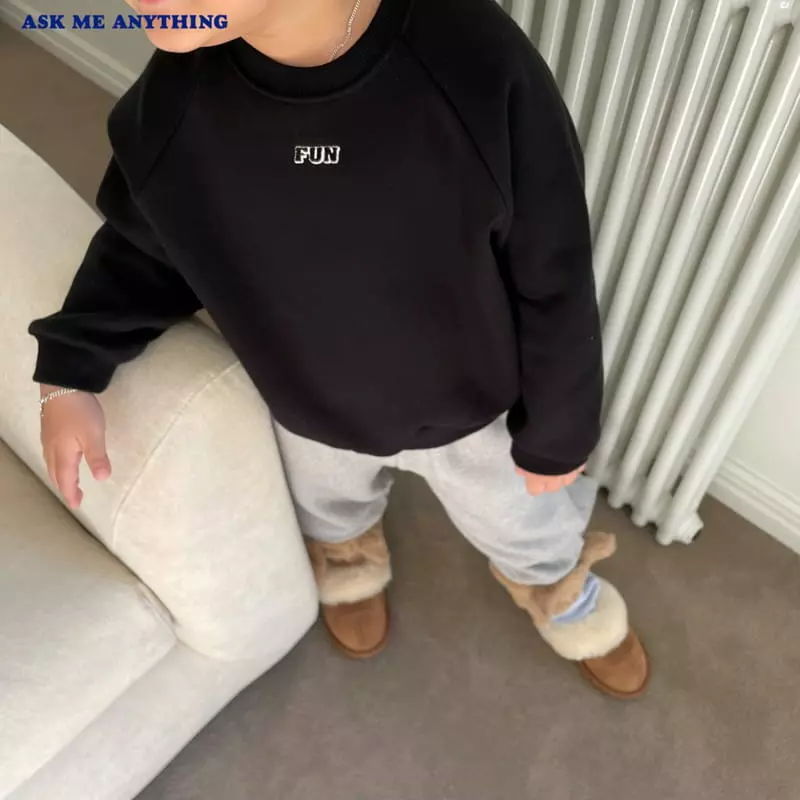 Ask Me Anything - Korean Children Fashion - #childofig - Fun weatshirt - 2