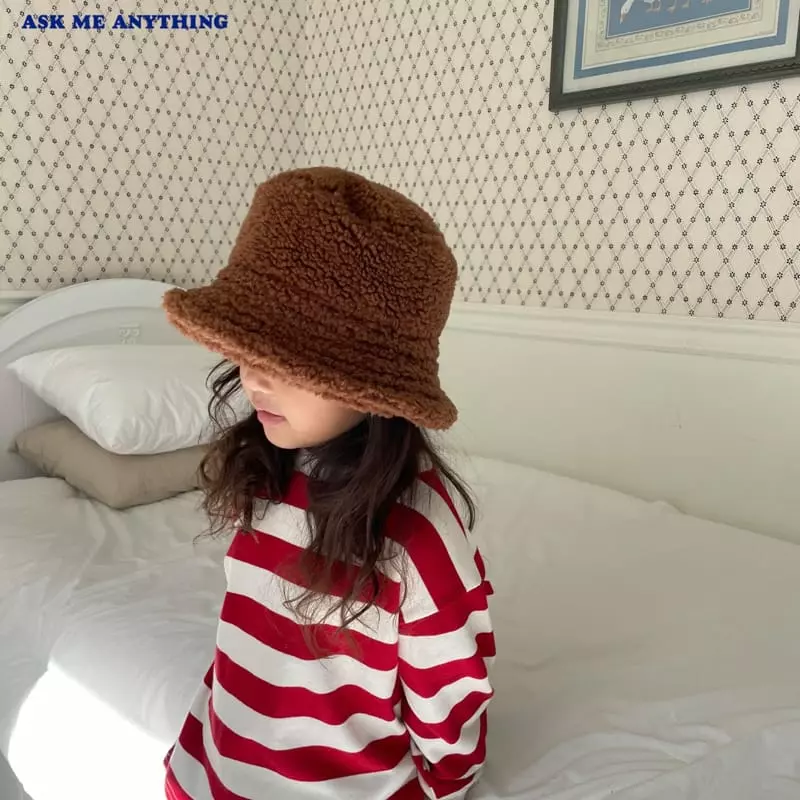 Ask Me Anything - Korean Children Fashion - #designkidswear - Bubble bucket Hat - 3